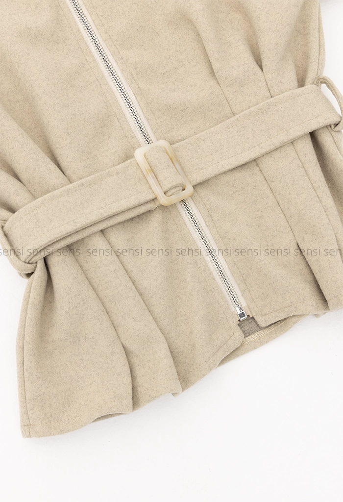 کت فوتر جلو زیپ پیله کد1004479